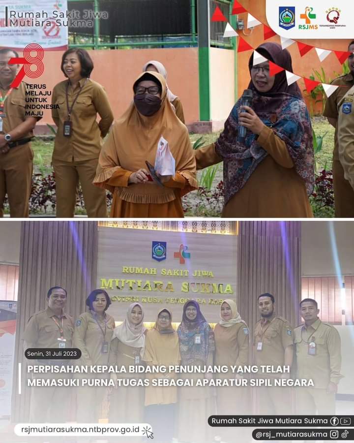 PERPISAHAN KEPALA BIDANG PENUNJANG YANG TELAH MEMASUKI PURNA TUGAS SEBAGAI APARATUR SIPIL NEGARA